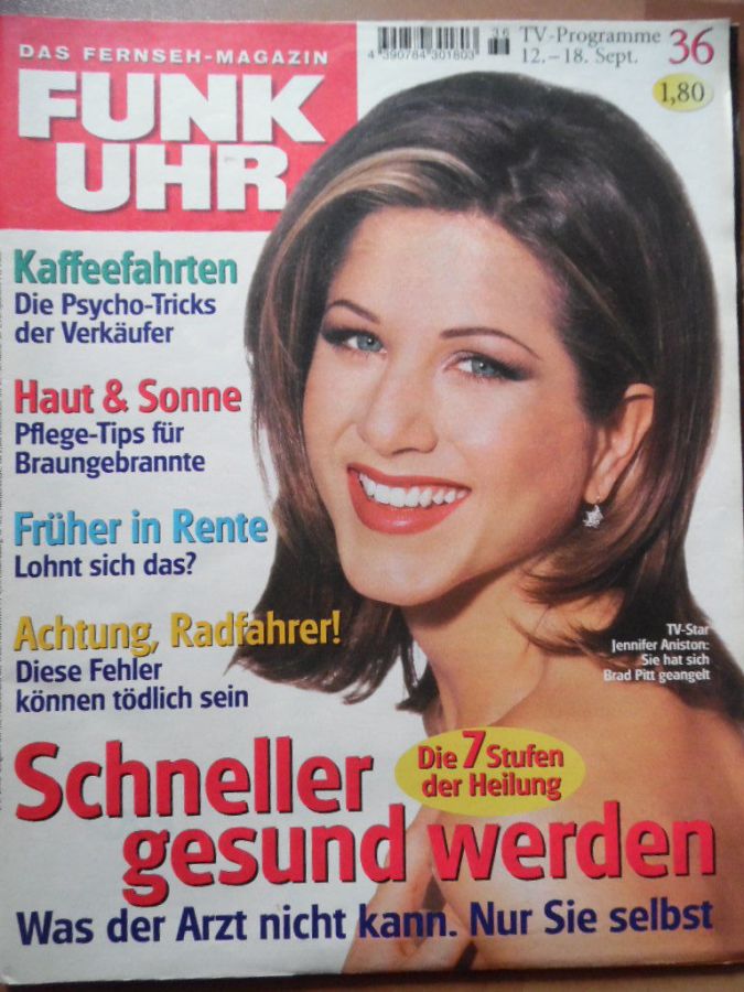 FUNK UHR magazine side cover Issue 36 12 September 1998