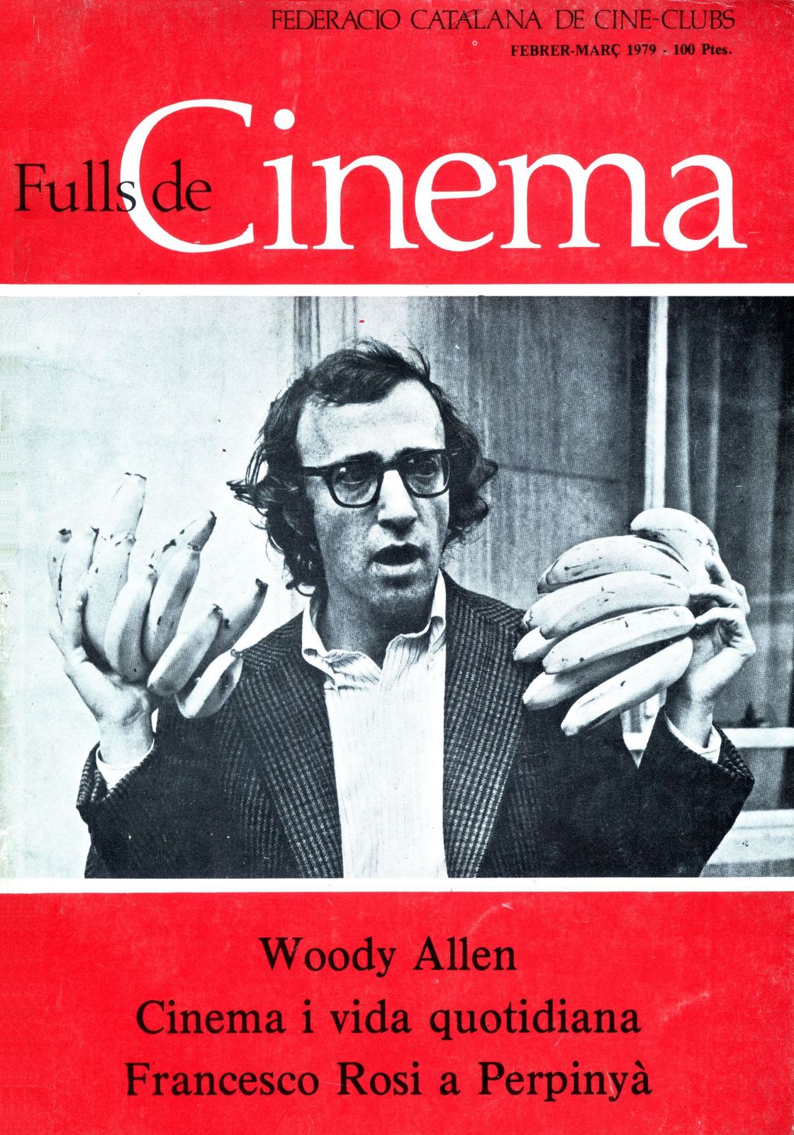 FULLS DE CINEMA magazine side cover Issue 3 February/March 1979