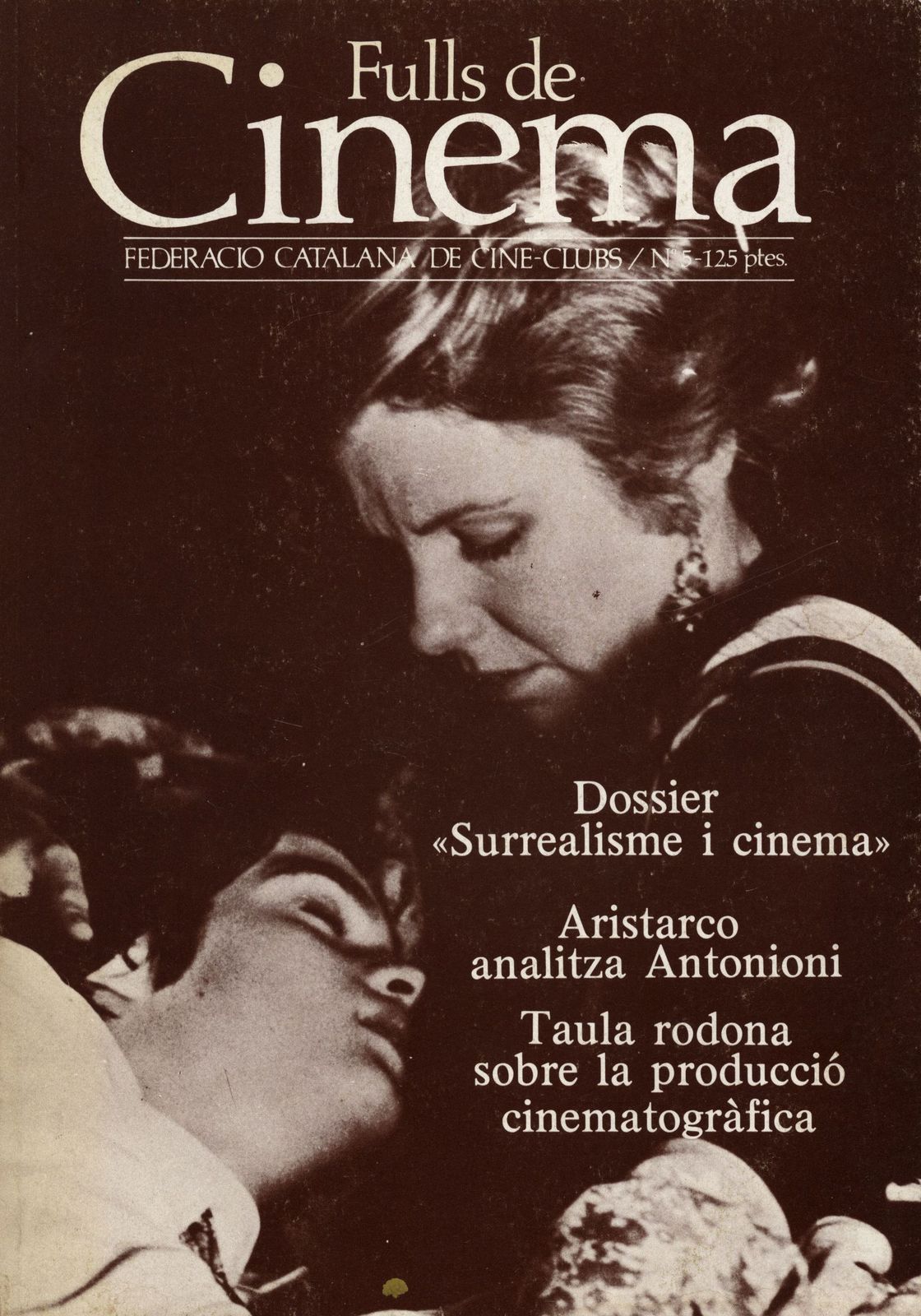 FULLS DE CINEMA magazine side cover Issue 5 October/November 1979