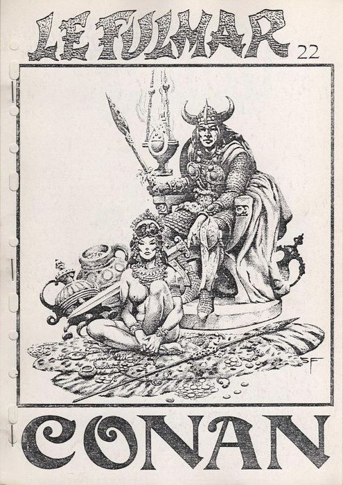 FULMAR magazine side cover Issue 22 July/Augst 1984