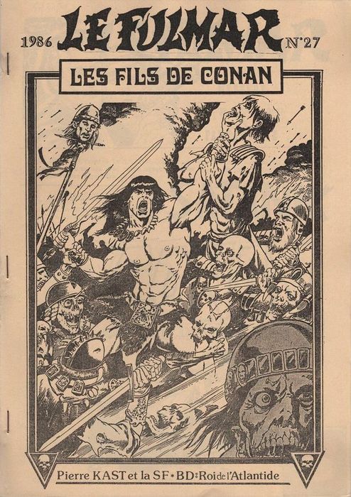 FULMAR magazine side cover Issue 27  1986