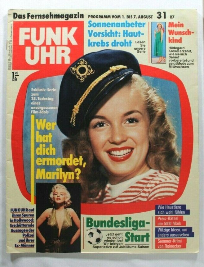 FUNK UHR magazine side cover Issue 31 7 August 1987
