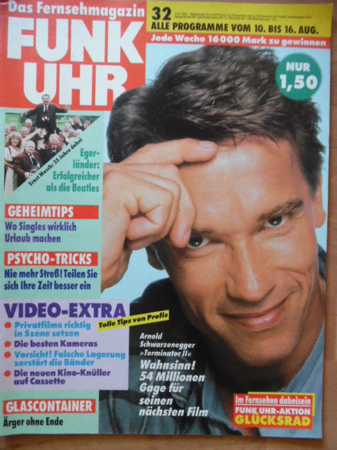 FUNK UHR magazine side cover Issue 32 10 August 1991