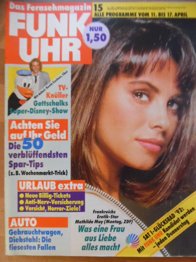 FUNK UHR magazine side cover Issue 15 11 April 1992