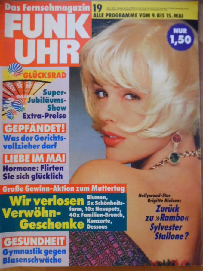FUNK UHR magazine side cover Issue 19 9 May 1992