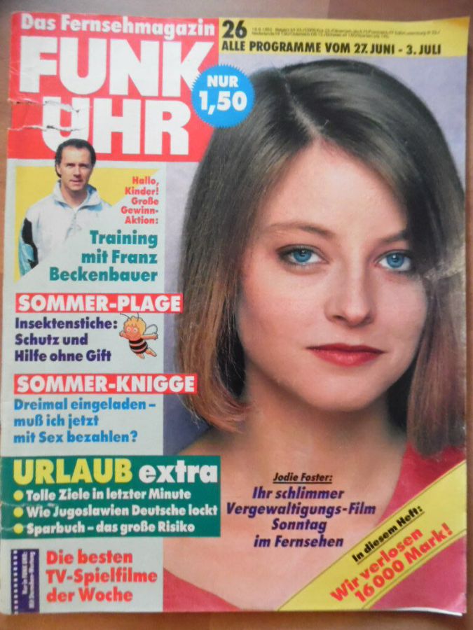 FUNK UHR magazine side cover Issue 26 27 June 1992