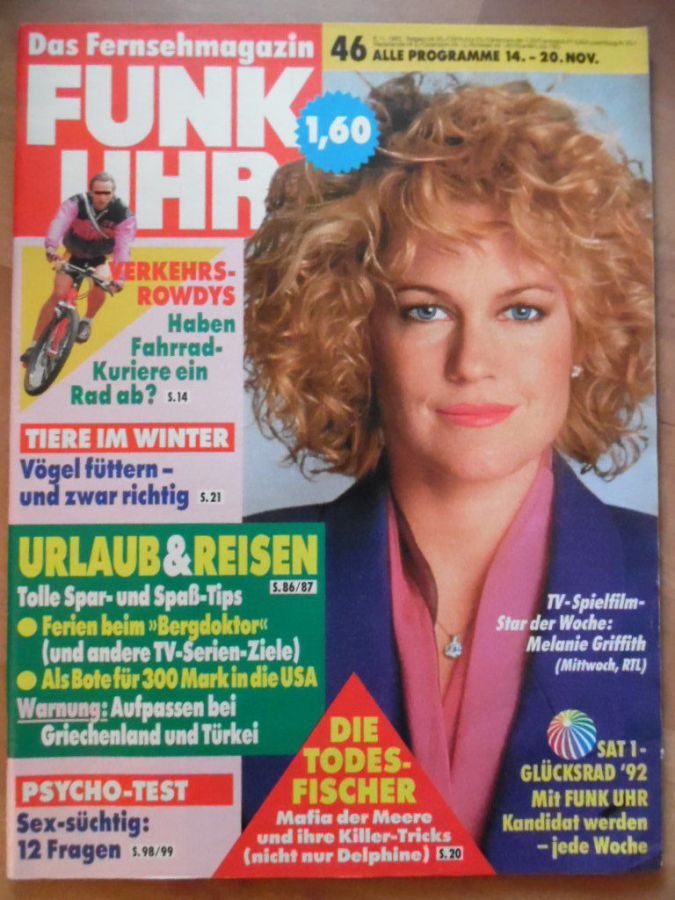 FUNK UHR magazine side cover Issue 46 14 November 1992
