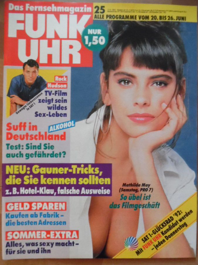 FUNK UHR magazine side cover Issue 25   1992