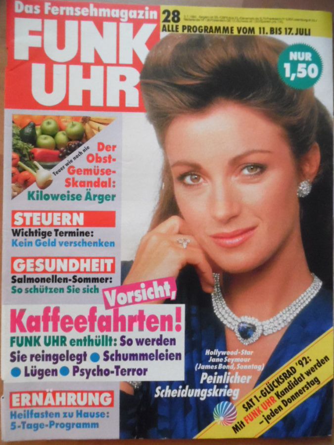 FUNK UHR magazine side cover Issue 28   1992