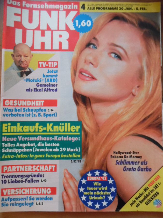 FUNK UHR magazine side cover Issue 4 30 January 1993