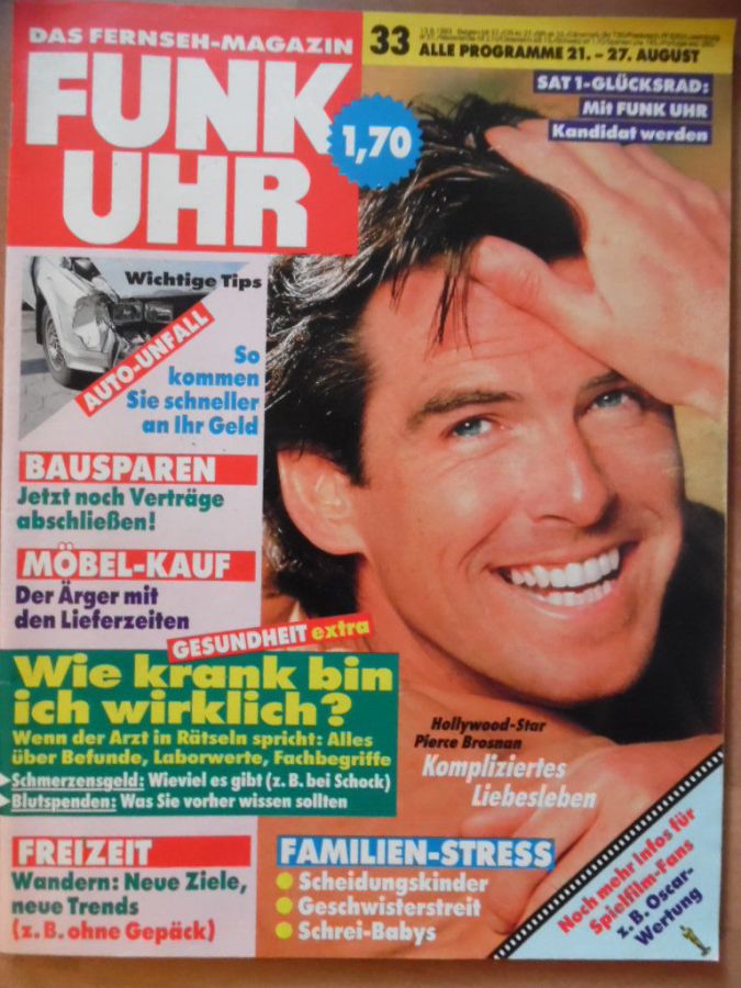 FUNK UHR magazine side cover Issue 33 21 August 1993
