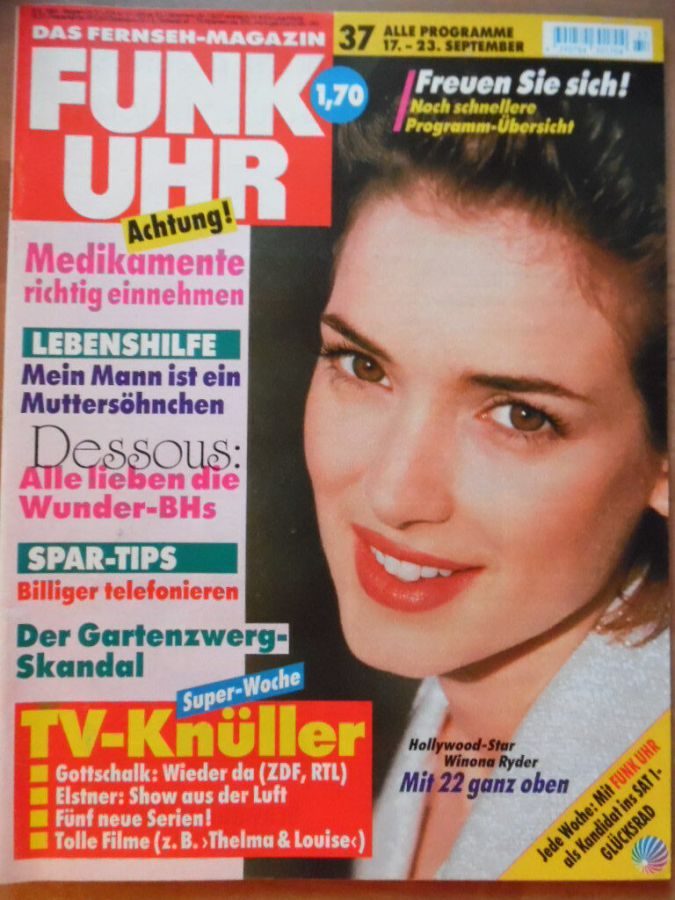FUNK UHR magazine side cover Issue 37 17 September 1994