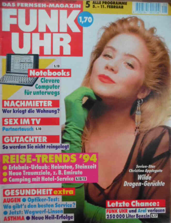 FUNK UHR magazine side cover Issue 5   1994