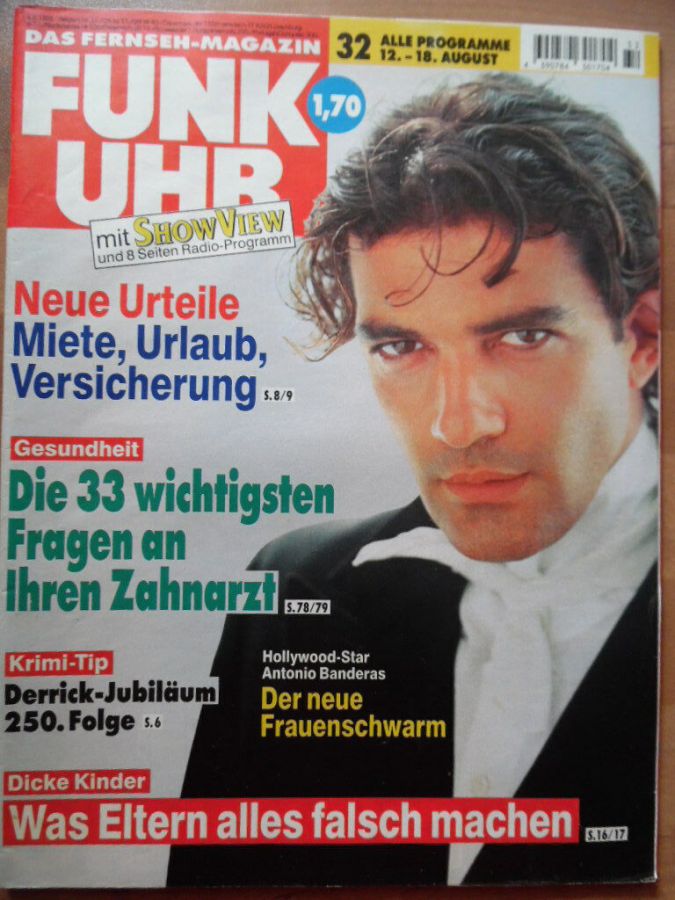 FUNK UHR magazine side cover Issue 32 12 August 1995