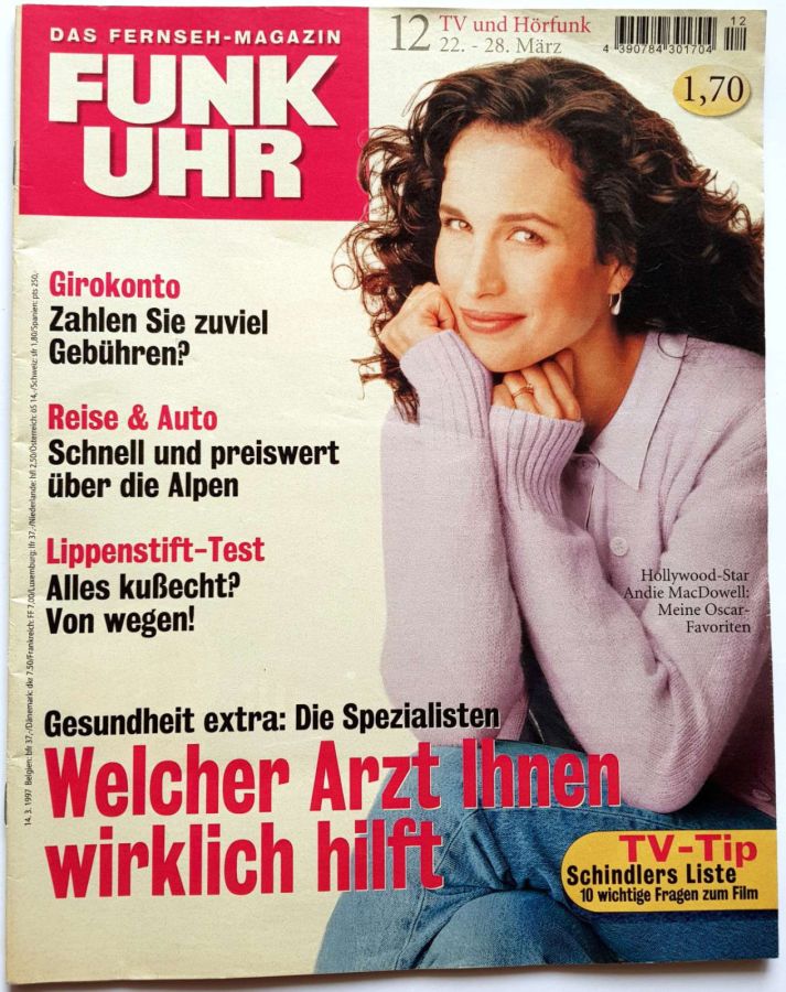 FUNK UHR magazine side cover Issue 12 22 March 1997