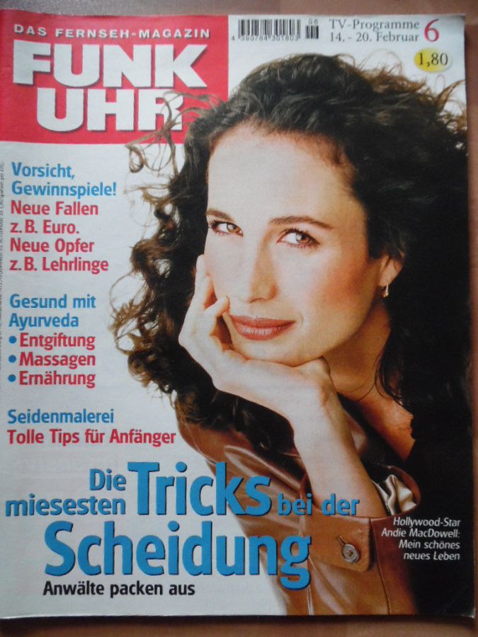 FUNK UHR magazine side cover Issue 6 14 February 1998