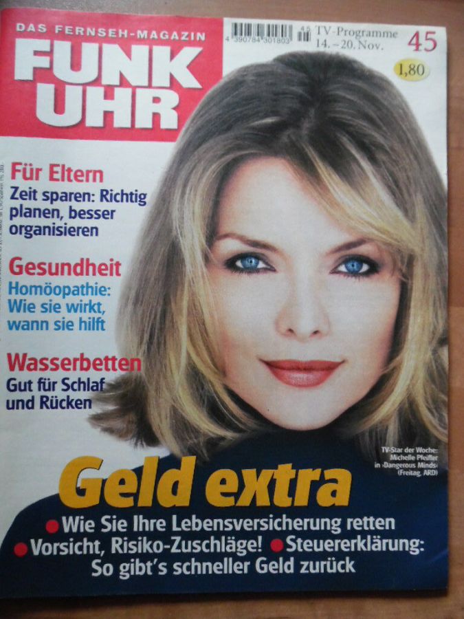 FUNK UHR magazine side cover Issue 45 14 November 1998