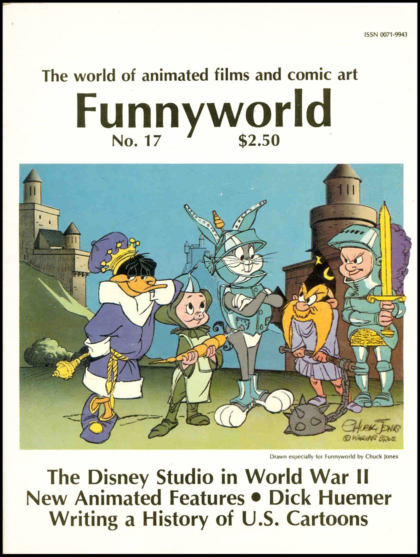 FUNNYWORLD magazine side cover Issue 17 September 1977