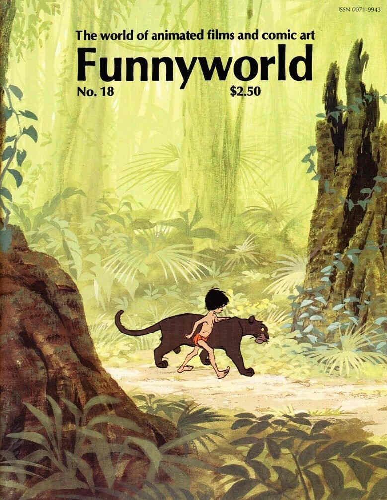 FUNNYWORLD magazine side cover Issue 18 June 1978