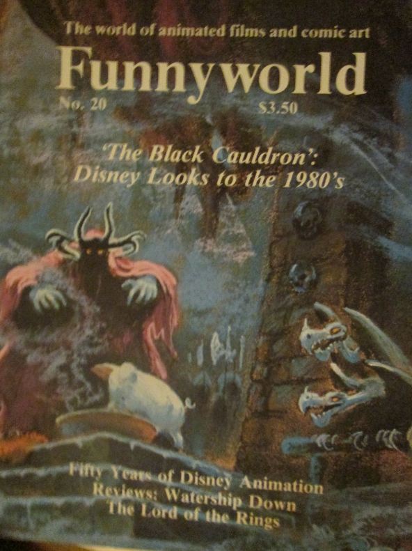 FUNNYWORLD magazine side cover Issue 20 June 1979