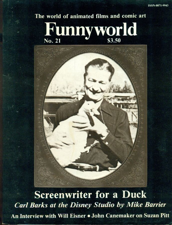 FUNNYWORLD magazine side cover Issue 21 September 1979