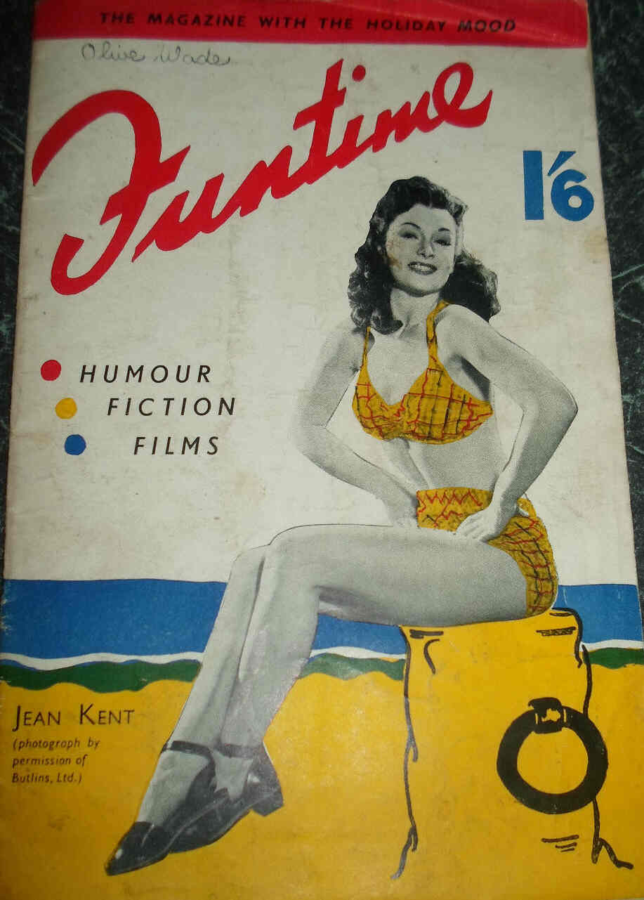 FUNTIME magazine side cover  1950