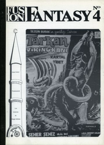 FUSION FANTASY magazine side cover Issue 4  1992