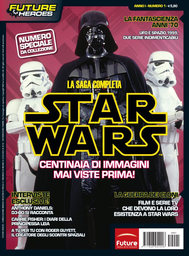FUTURE HEROES magazine side cover Issue 1  2005
