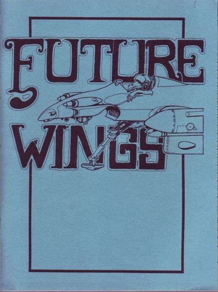 FUTURE WINGS magazine side cover Issue 1  1978