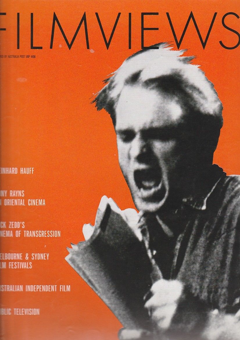 FILMVIEWS magazine side cover Issue 127 Autumn 1986
