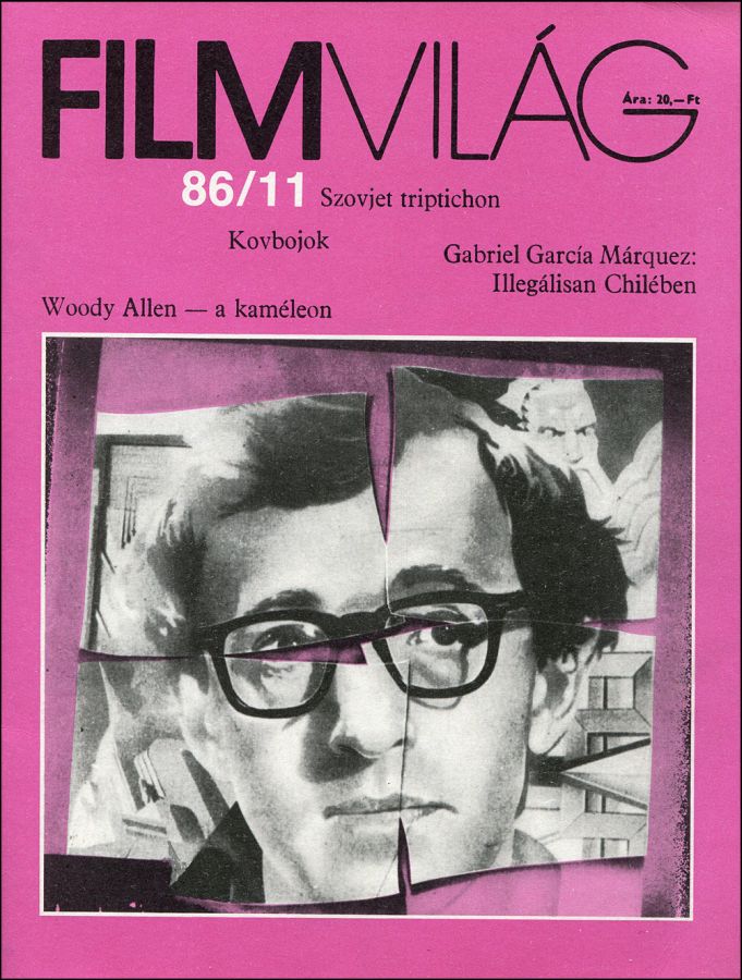 FILMVILAG magazine side cover November 1986