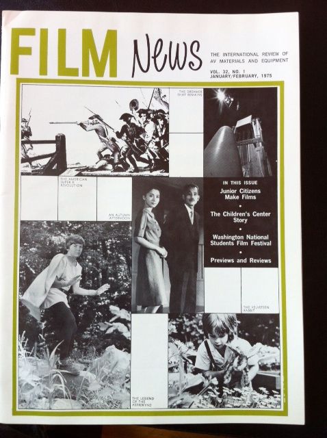 FILM NEWS (AV) magazine cover  Vol 32 # 1 January/February 1975