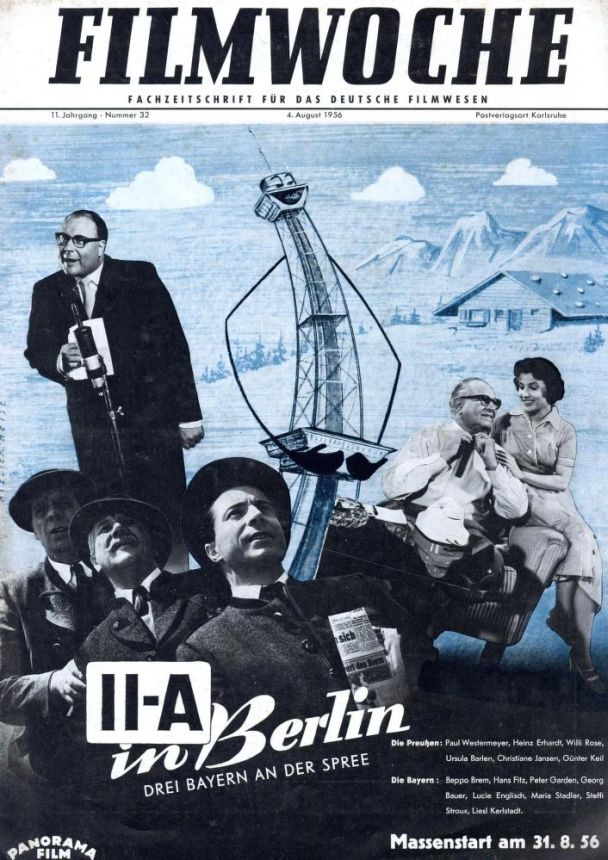 FILMWOCHE magazine side cover Issue 32 4 August 1956