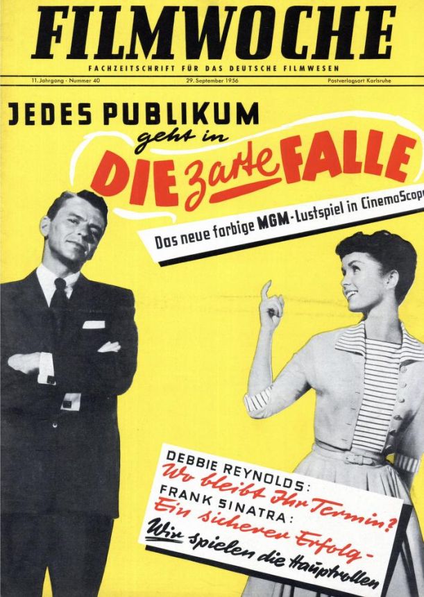 FILMWOCHE magazine side cover Issue 40 29 September 1956