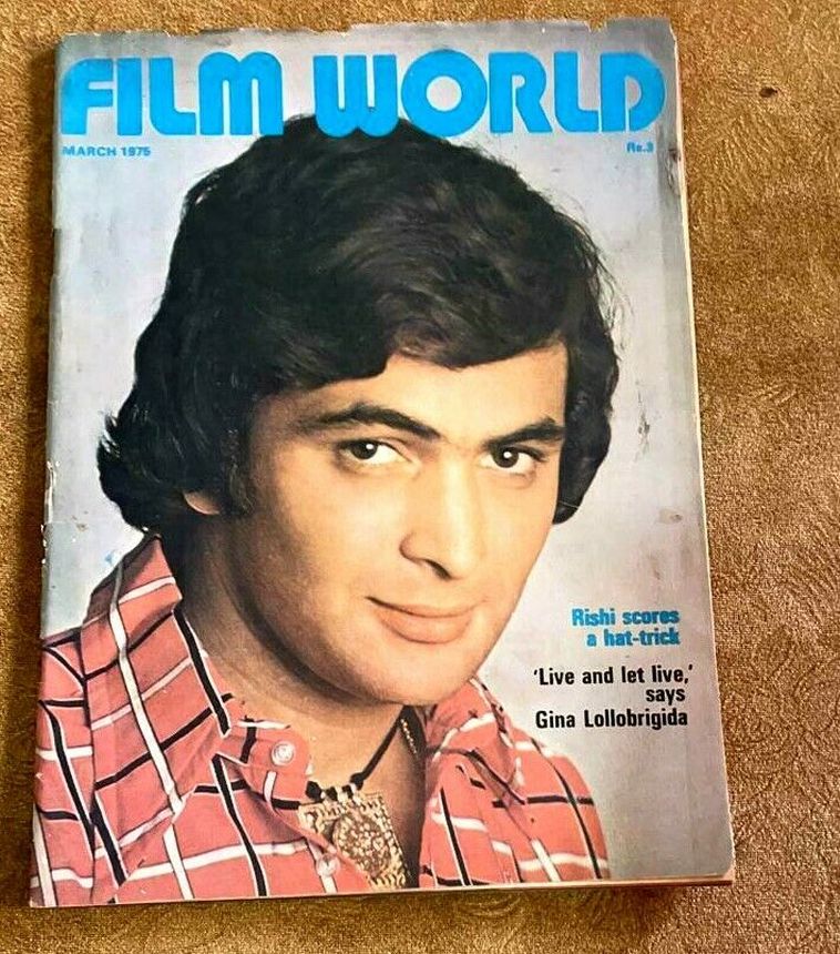 FILMWORLD magazine side cover  March 1975