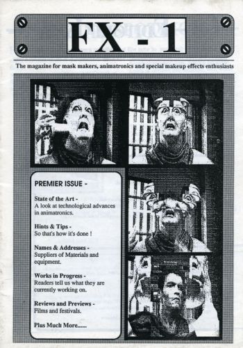 FX magazine side cover Issue 1  1991