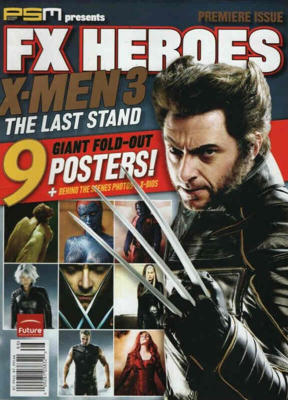 PSM PRESENTS FX HEROES magazine side cover Issue 1   2006