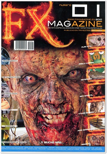 FX MAGAZINE magazine side cover Issue 1  2010