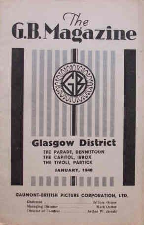 G.B. MAGAZINE | THE magazine side cover January 1940