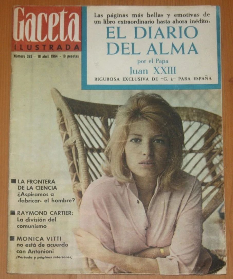 GACETA ILUSTRADA magazine side cover Issue 393 18 April 1964