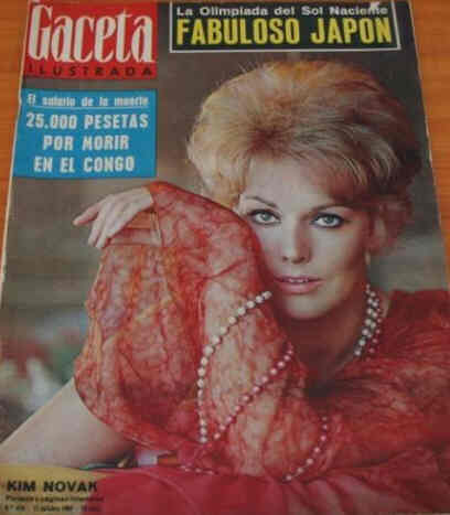 GACETA ILUSTRADA magazine side cover Issue 419  1964