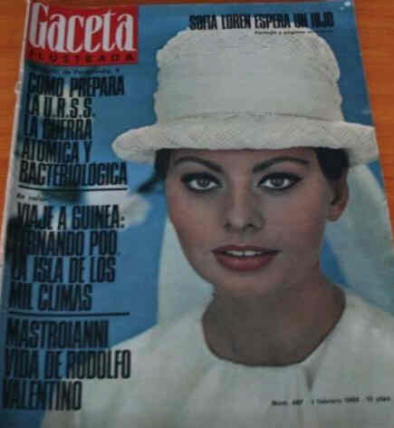 GACETA ILUSTRADA magazine side cover Issue 487  1966