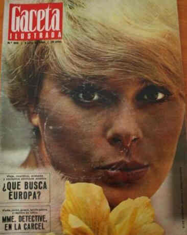 GACETA ILUSTRADA magazine side cover Issue 509  1966