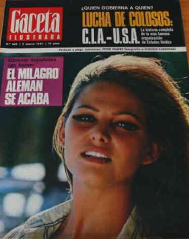 GACETA ILUSTRADA magazine side cover Issue 543  1967