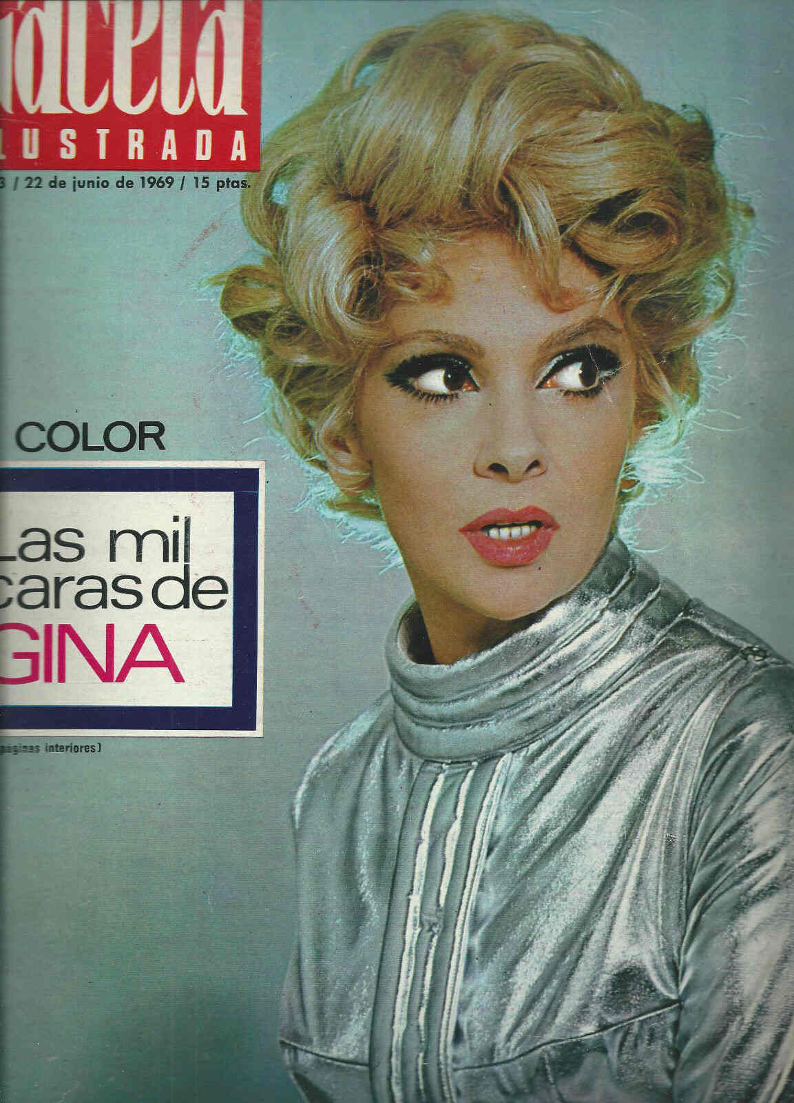 GACETA ILUSTRADA magazine side cover Issue 663 22 June 1969