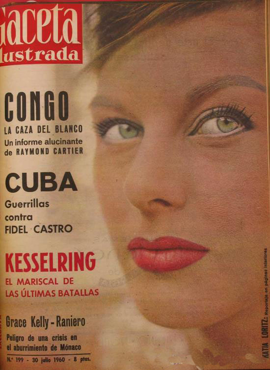 GACETA ILUSTRADA magazine side cover Issue 199 30 July 1960