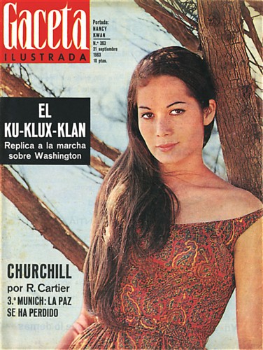 GACETA ILUSTRADA magazine side cover Issue 363 21 September 1963