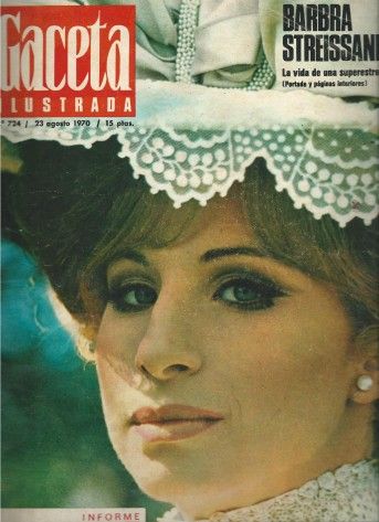 GACETA ILUSTRADA magazine side cover Issue 724 23 August 1970