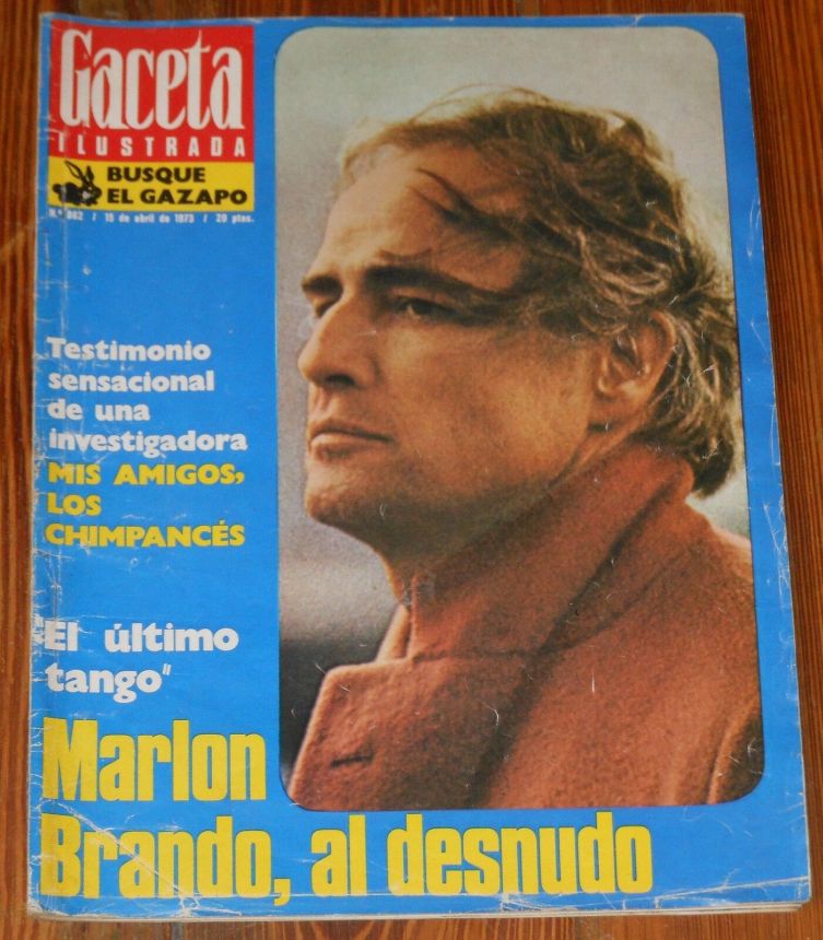 GACETA ILUSTRADA magazine side cover Issue 862 15 April 1973
