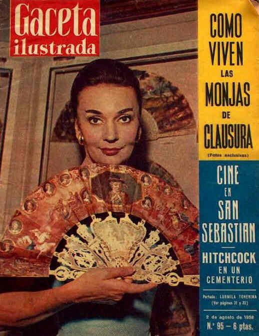 GACETA ILUSTRADA magazine side cover Issue 95 2 August 1958